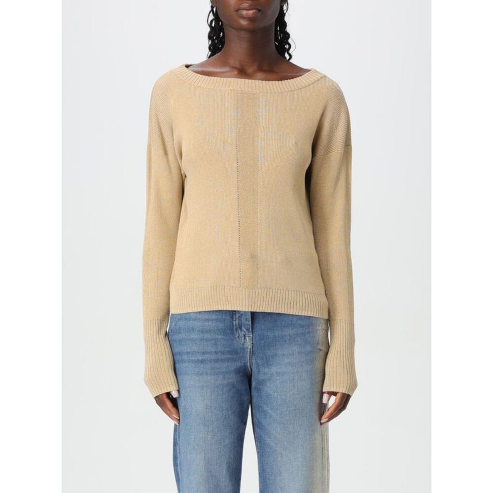 Patrizia Pepe Sweater Woman Gold